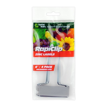 Luster Leaf Rapiclip Holz Pflanzenetiketten – 24 Stück, Je 12,7 Cm Lang, Für Garten & Gewächshaus